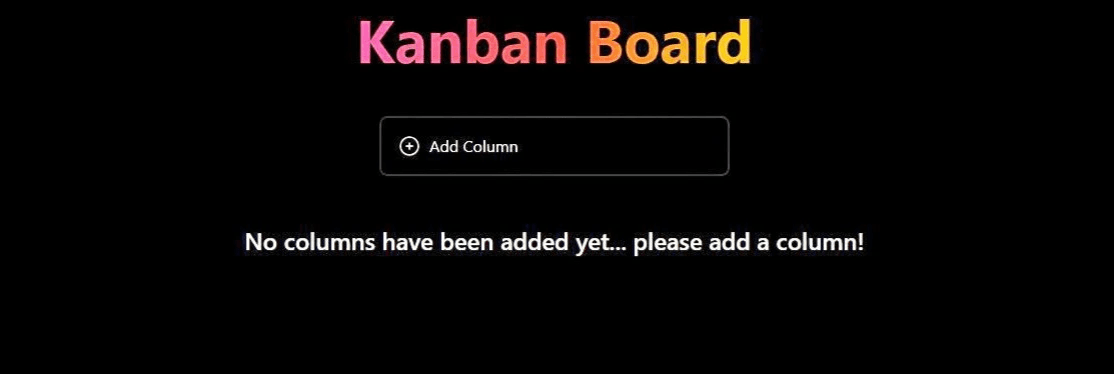 Kanban Board project screenshot